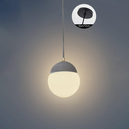 Soft Ambient Glow Elegant Glass Pendant Light