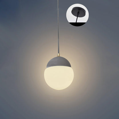 Soft Ambient Glow Elegant Glass Pendant Light