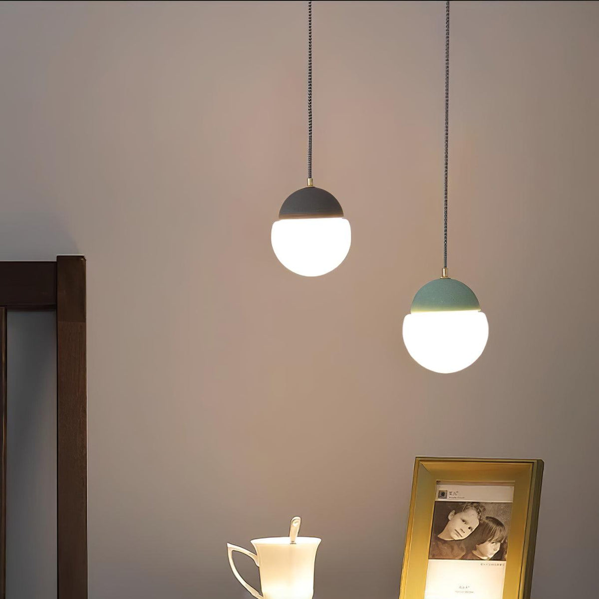 Soft Ambient Glow Elegant Glass Pendant Light