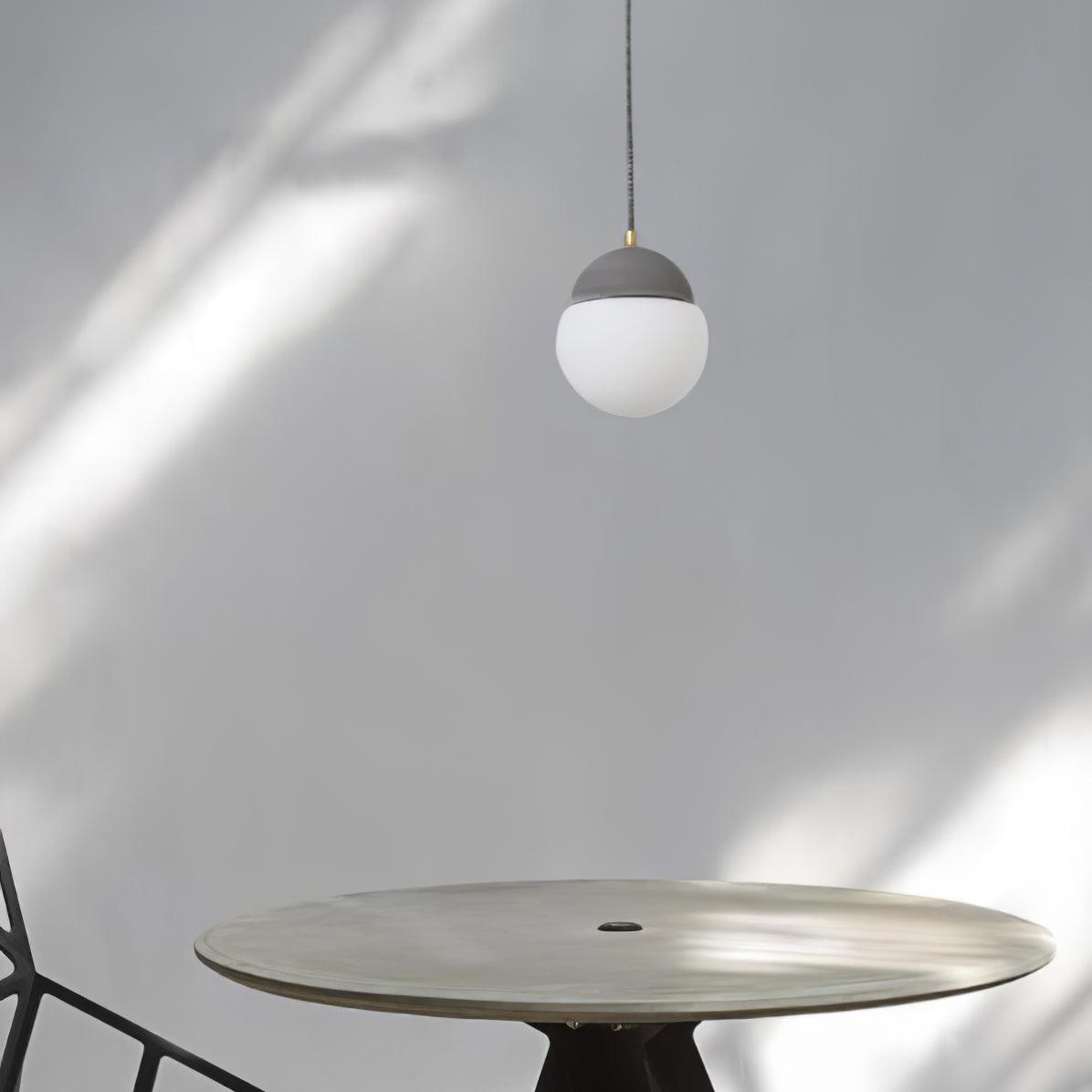 Soft Ambient Glow Elegant Glass Pendant Light