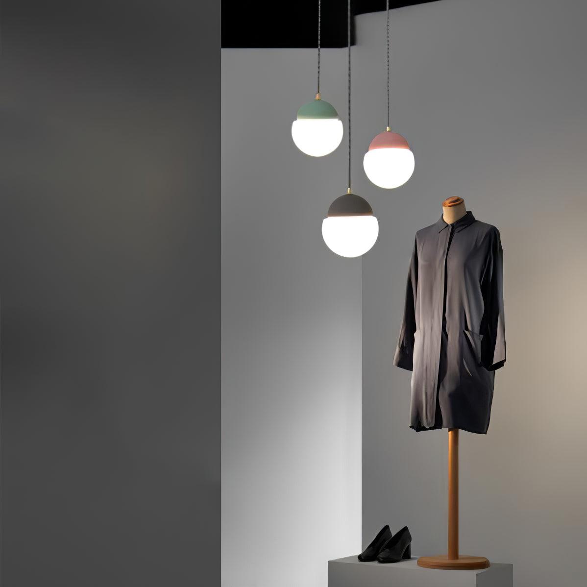 Soft Ambient Glow Elegant Glass Pendant Light