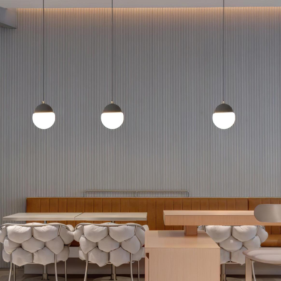 Soft Ambient Glow Elegant Glass Pendant Light