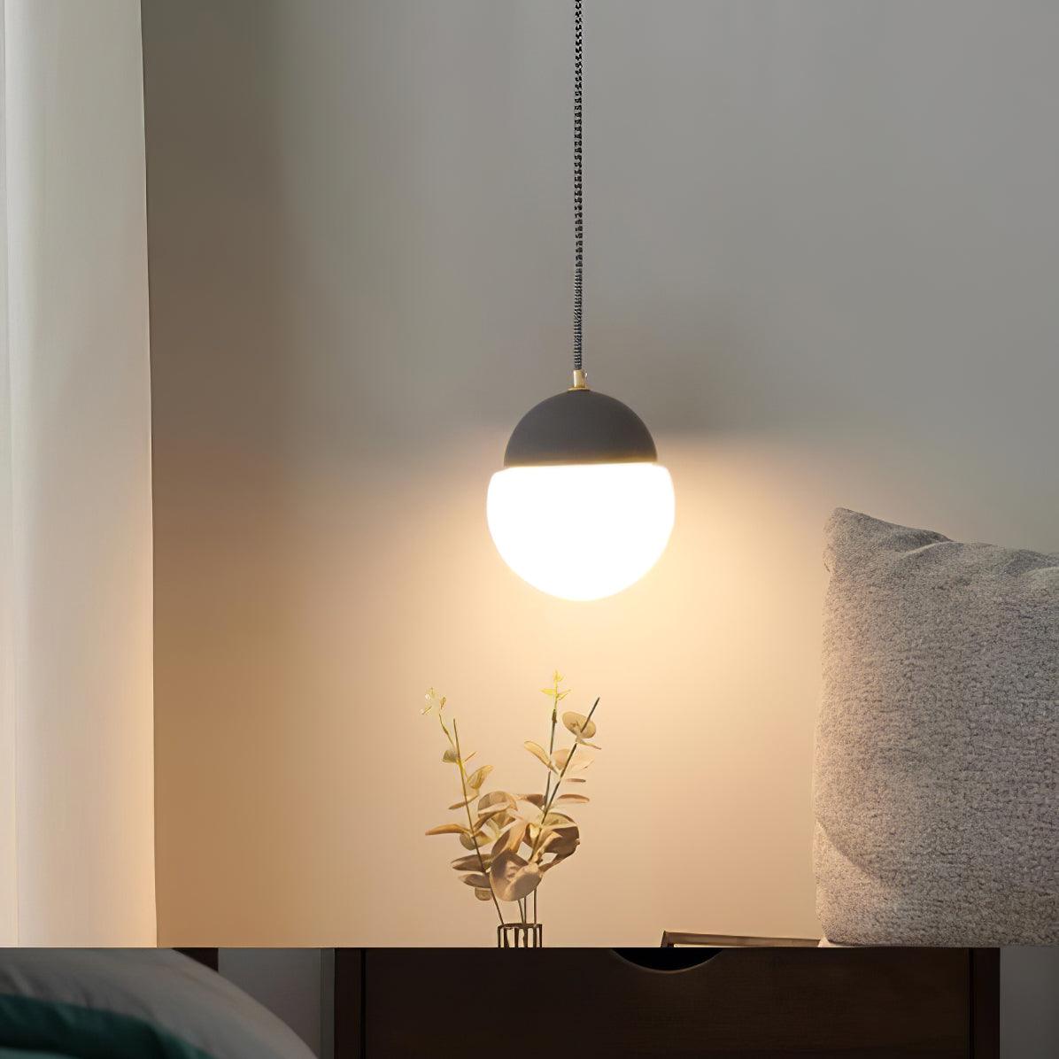 Soft Ambient Glow Elegant Glass Pendant Light