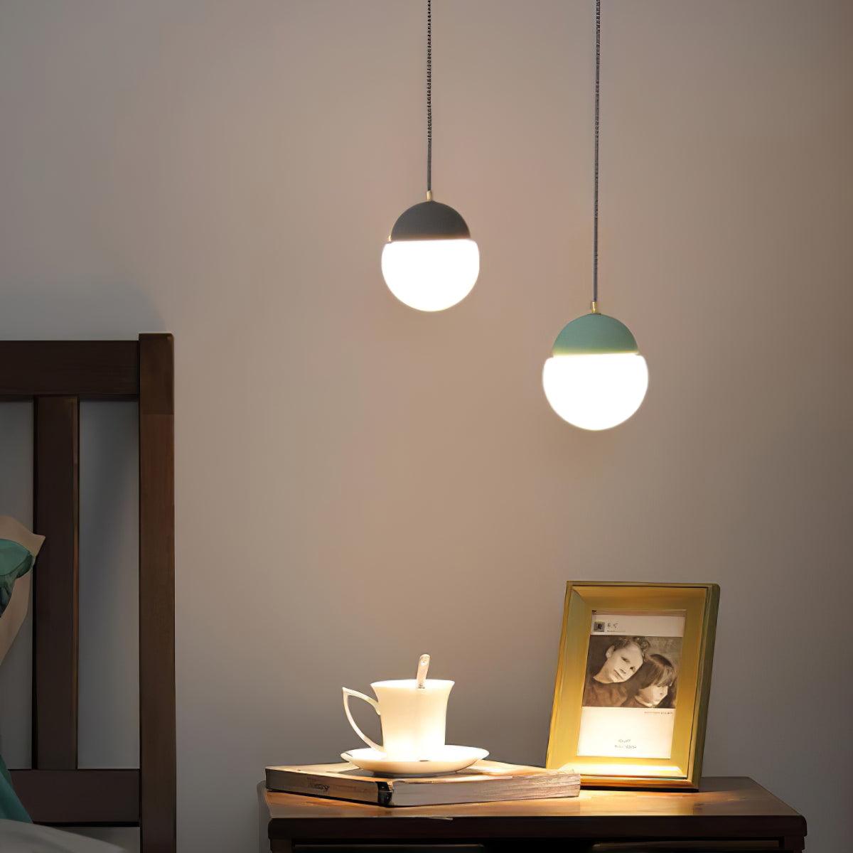 Soft Ambient Glow Elegant Glass Pendant Light