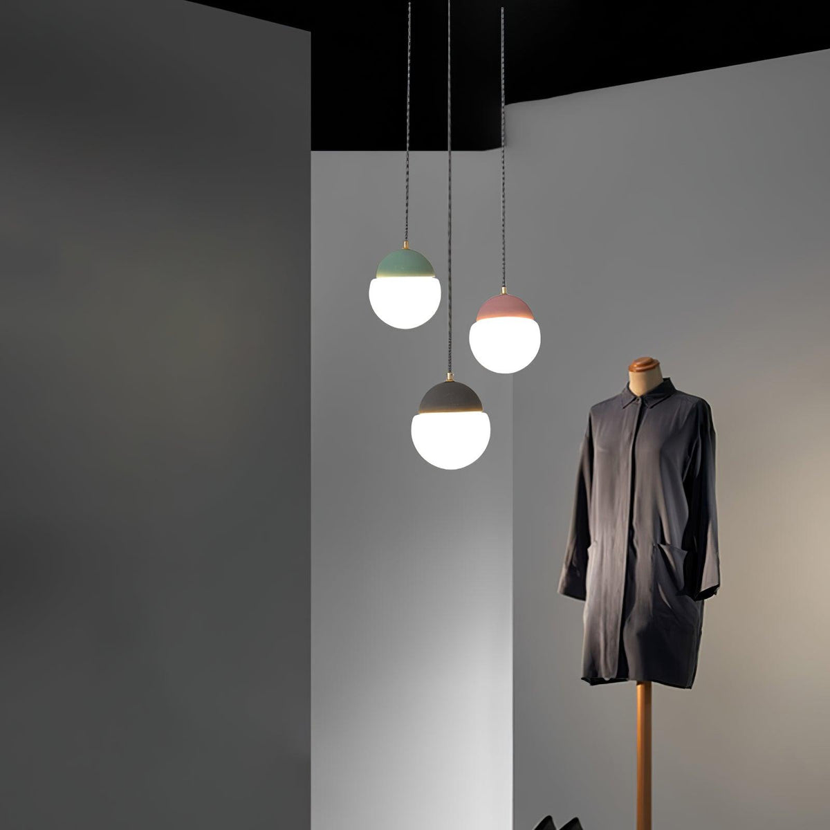 Soft Ambient Glow Elegant Glass Pendant Light