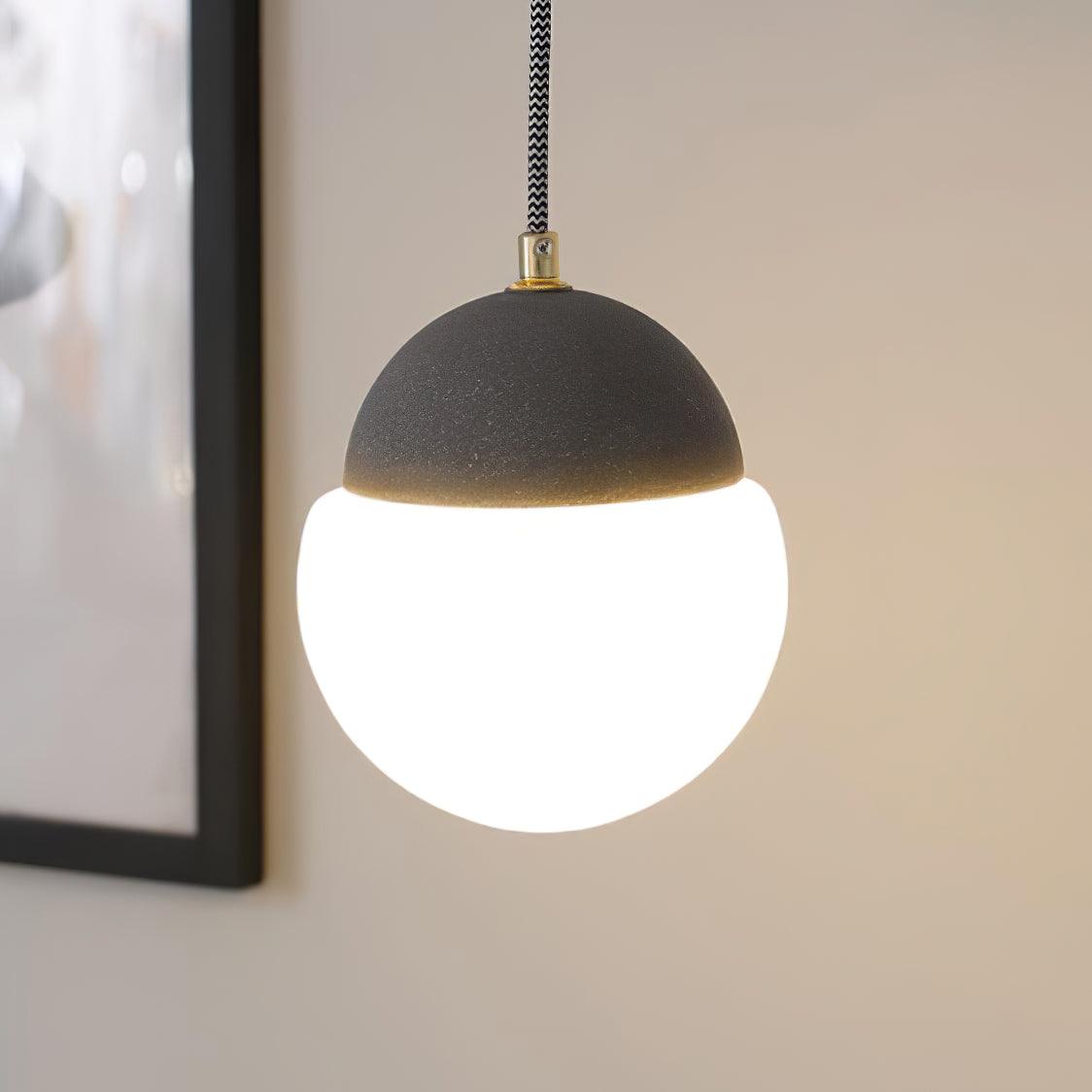 Soft Ambient Glow Elegant Glass Pendant Light