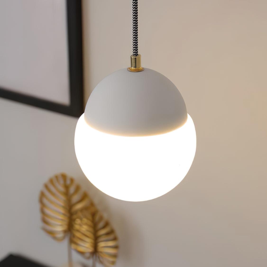 Soft Ambient Glow Elegant Glass Pendant Light