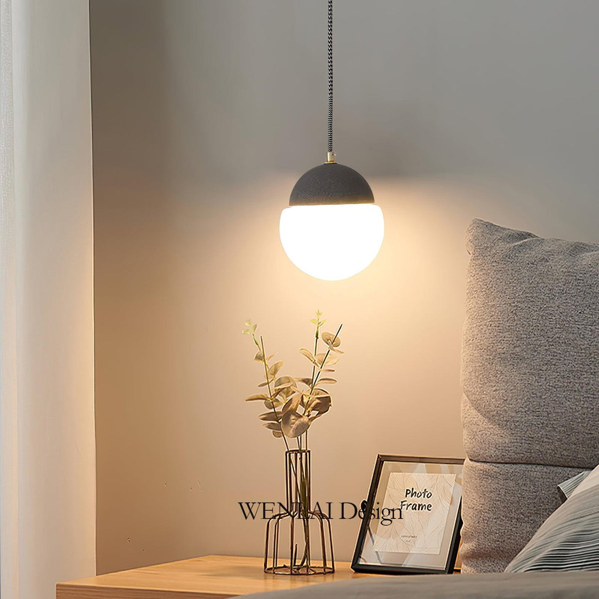 Soft Ambient Glow Elegant Glass Pendant Light
