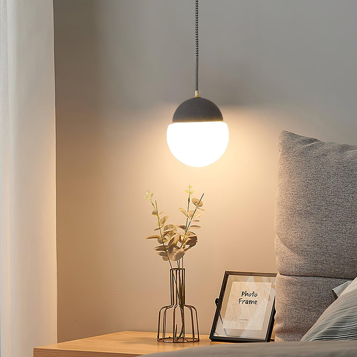 Soft Ambient Glow Elegant Glass Pendant Light