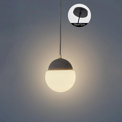 Soft Ambient Glow Elegant Glass Pendant Light