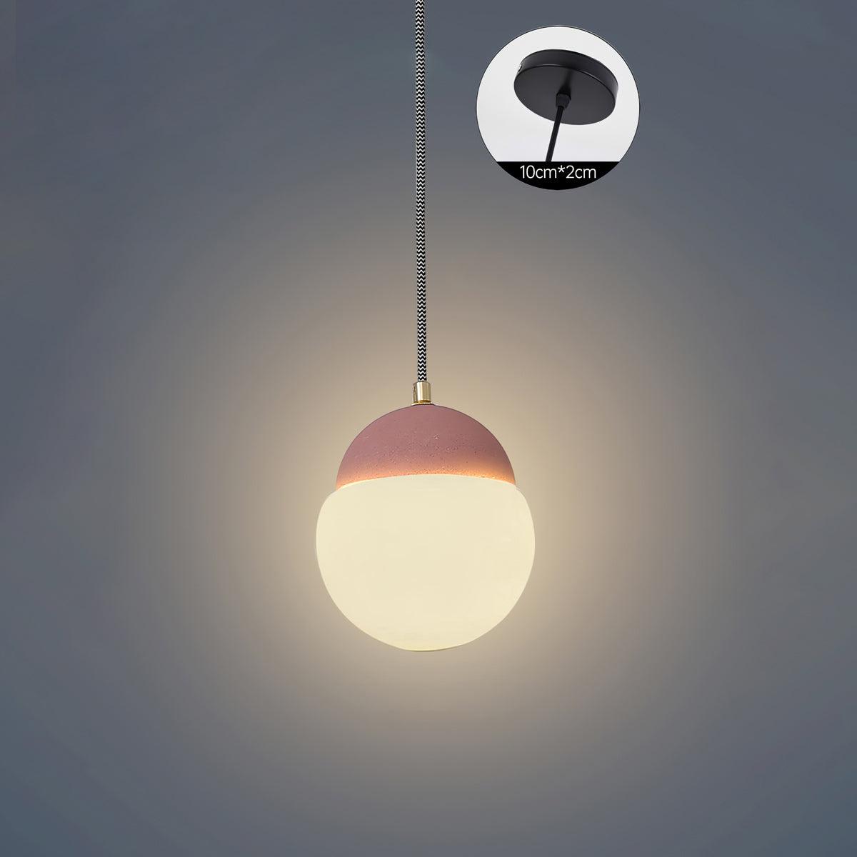 Soft Ambient Glow Elegant Glass Pendant Light