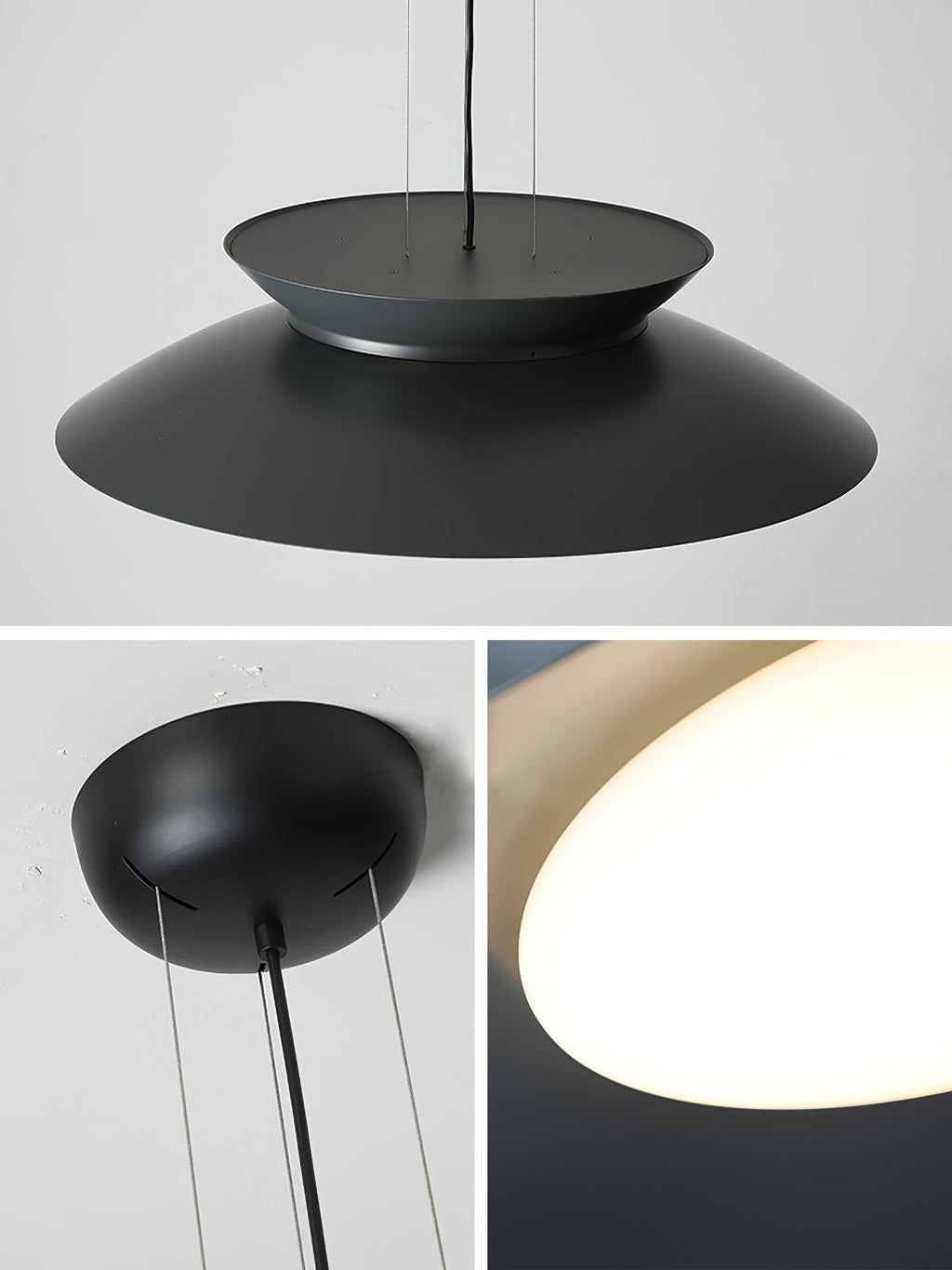 Adjustable LED Color Temperature Metal Pendant Light