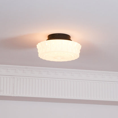 Modern Farmhouse Glass Ceiling Light With Horizon Touch