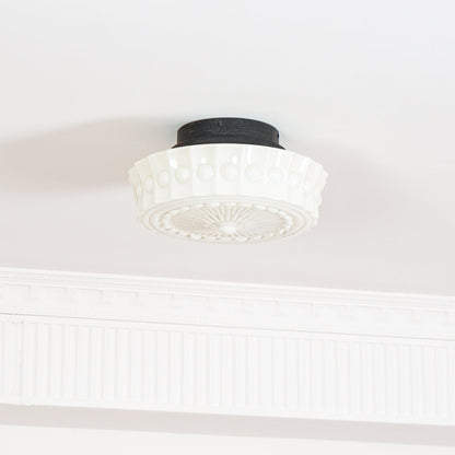 Modern Farmhouse Glass Ceiling Light With Horizon Touch