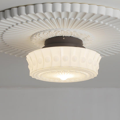 Modern Farmhouse Glass Ceiling Light With Horizon Touch