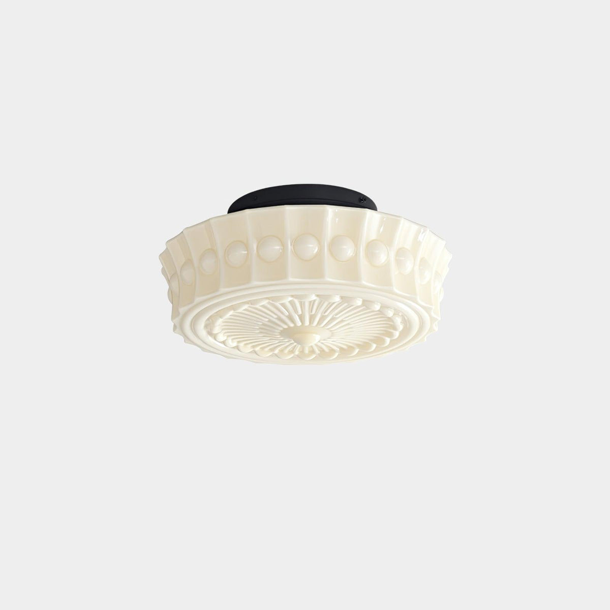 Modern Farmhouse Glass Ceiling Light With Horizon Touch