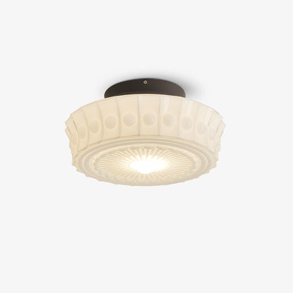 Modern Farmhouse Glass Ceiling Light With Horizon Touch