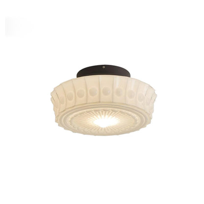 Modern Farmhouse Glass Ceiling Light With Horizon Touch