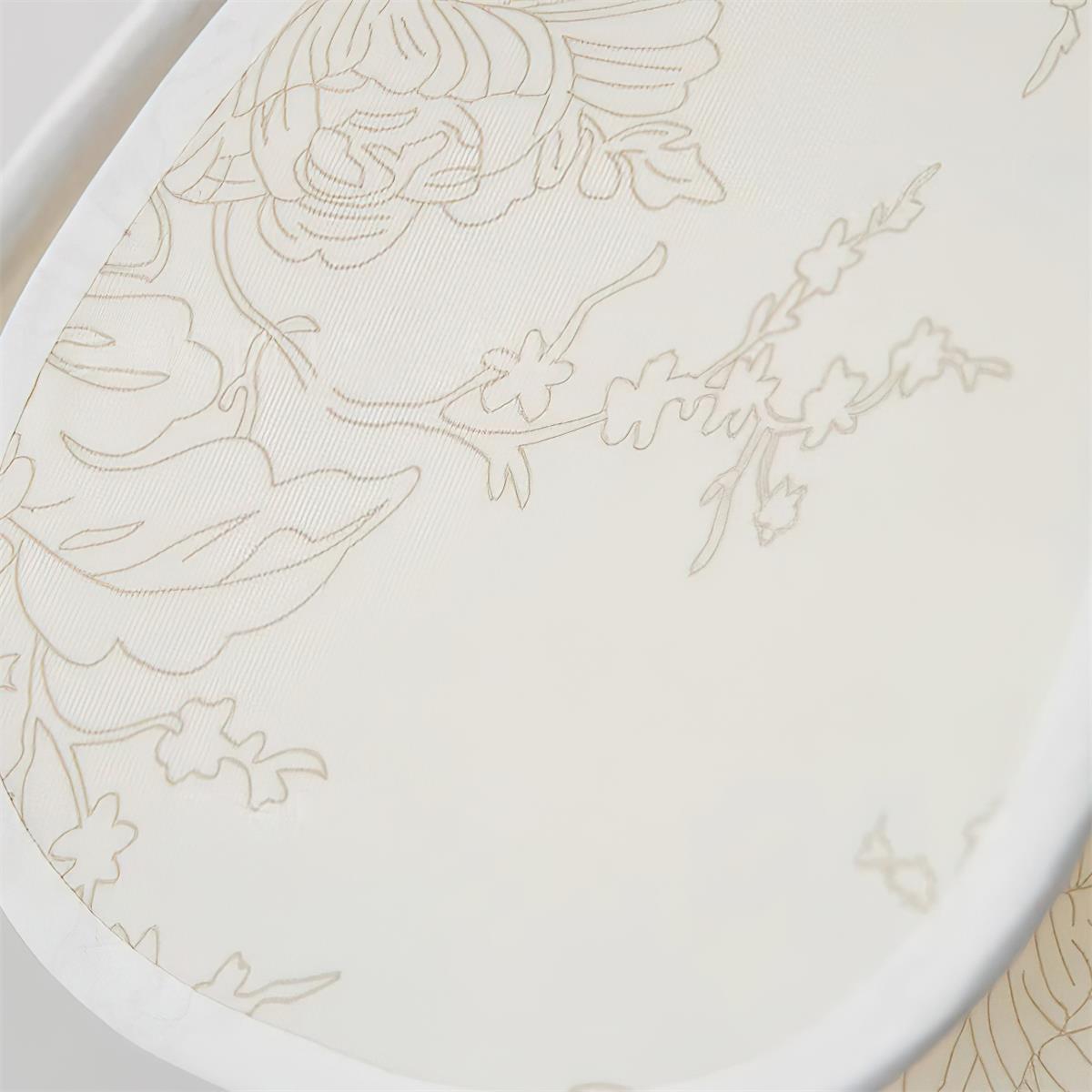 Floral Glass Wall Light Heritage Damp Rated