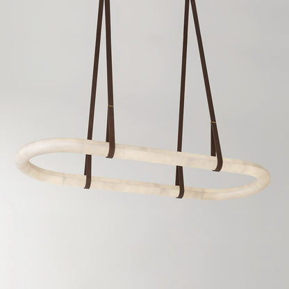 Soft Ambient Glow Alabaster Pendant Lamp