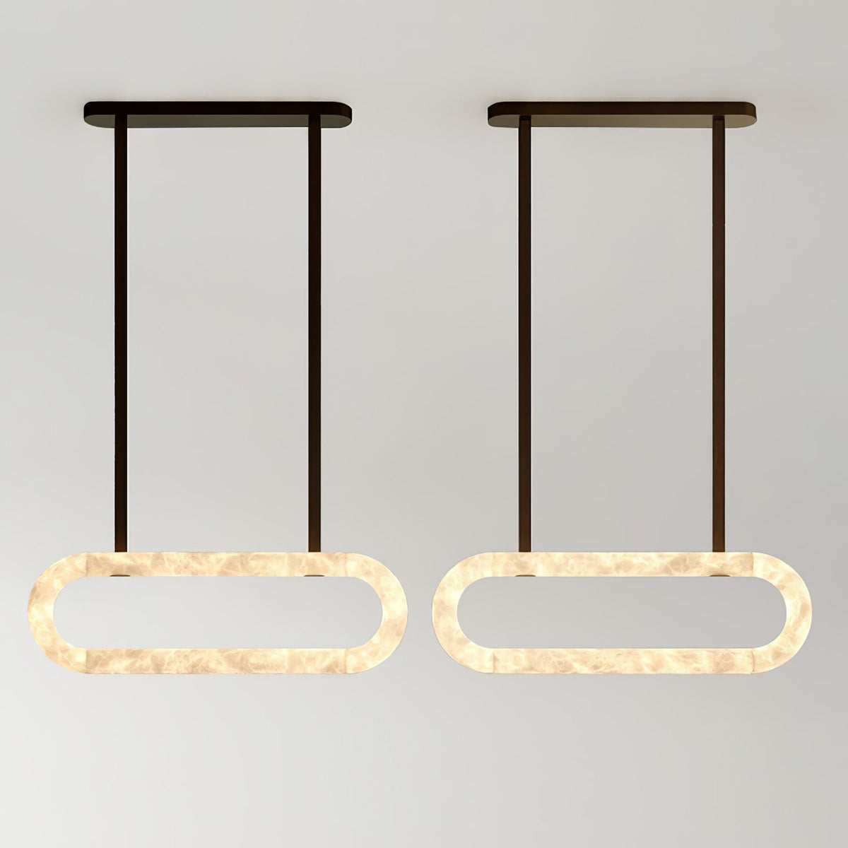Soft Ambient Glow Alabaster Pendant Lamp