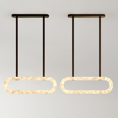 Soft Ambient Glow Alabaster Pendant Lamp