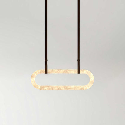 Soft Ambient Glow Alabaster Pendant Lamp
