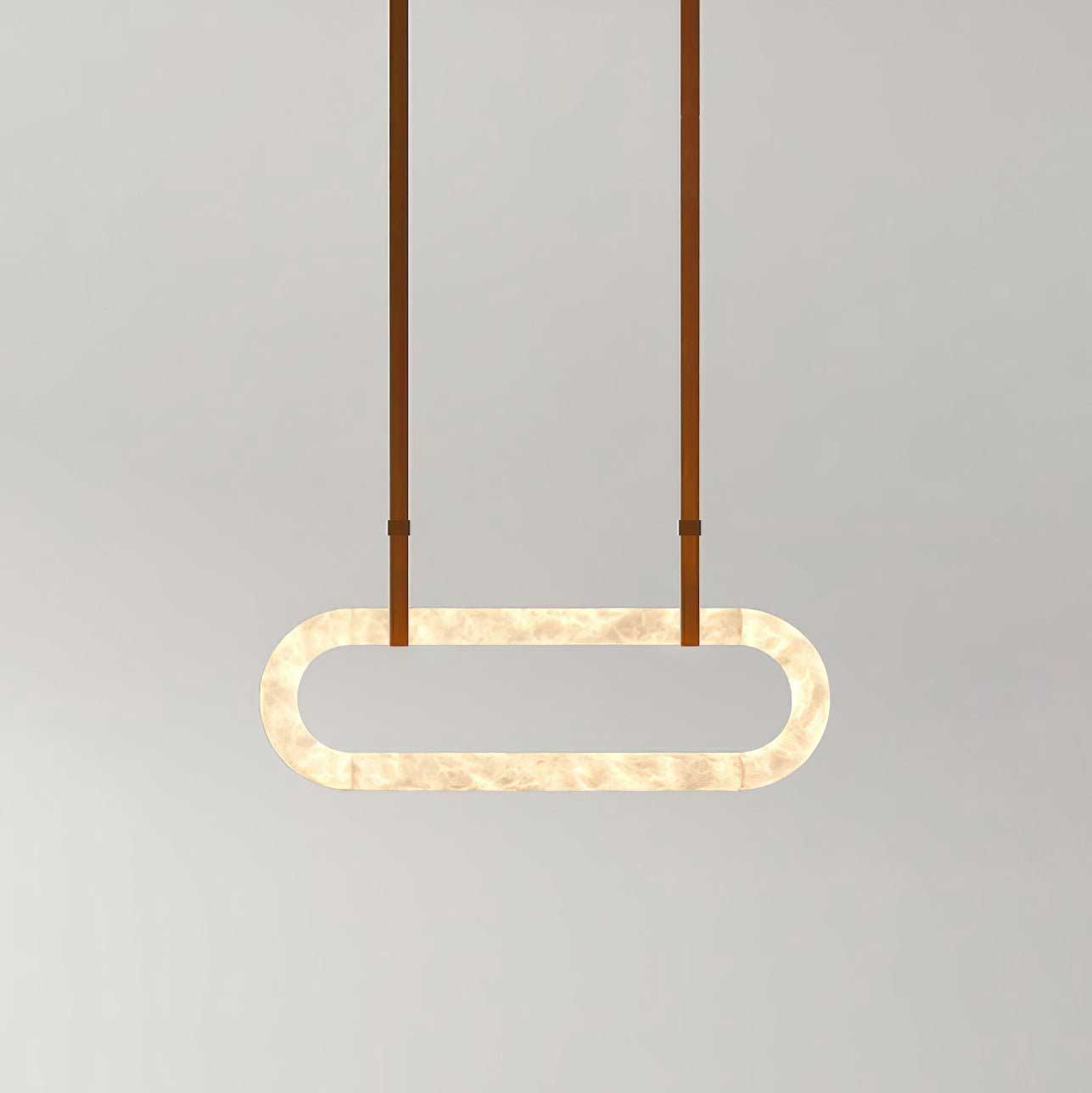 Soft Ambient Glow Alabaster Pendant Lamp