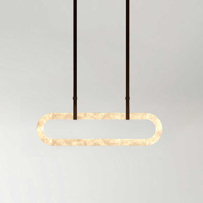 Soft Ambient Glow Alabaster Pendant Lamp