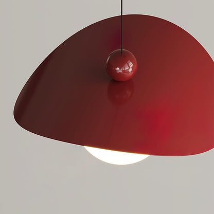 Colorful Shade With Floral Glass Pendant Light