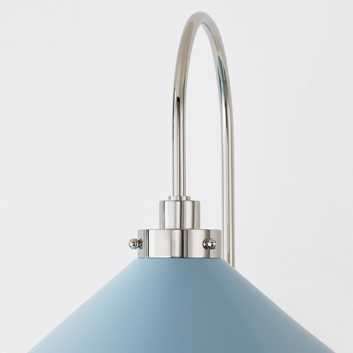 Conical Shade Helena Vintage Brass Wall Light