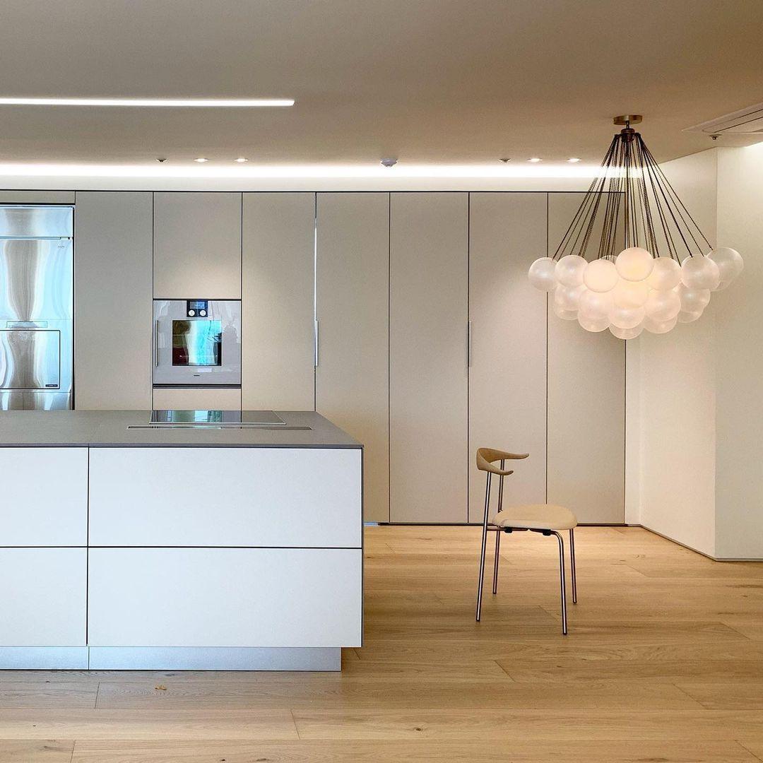 Warm Ambient Glow Frosted Glass Orbs Pendant Light