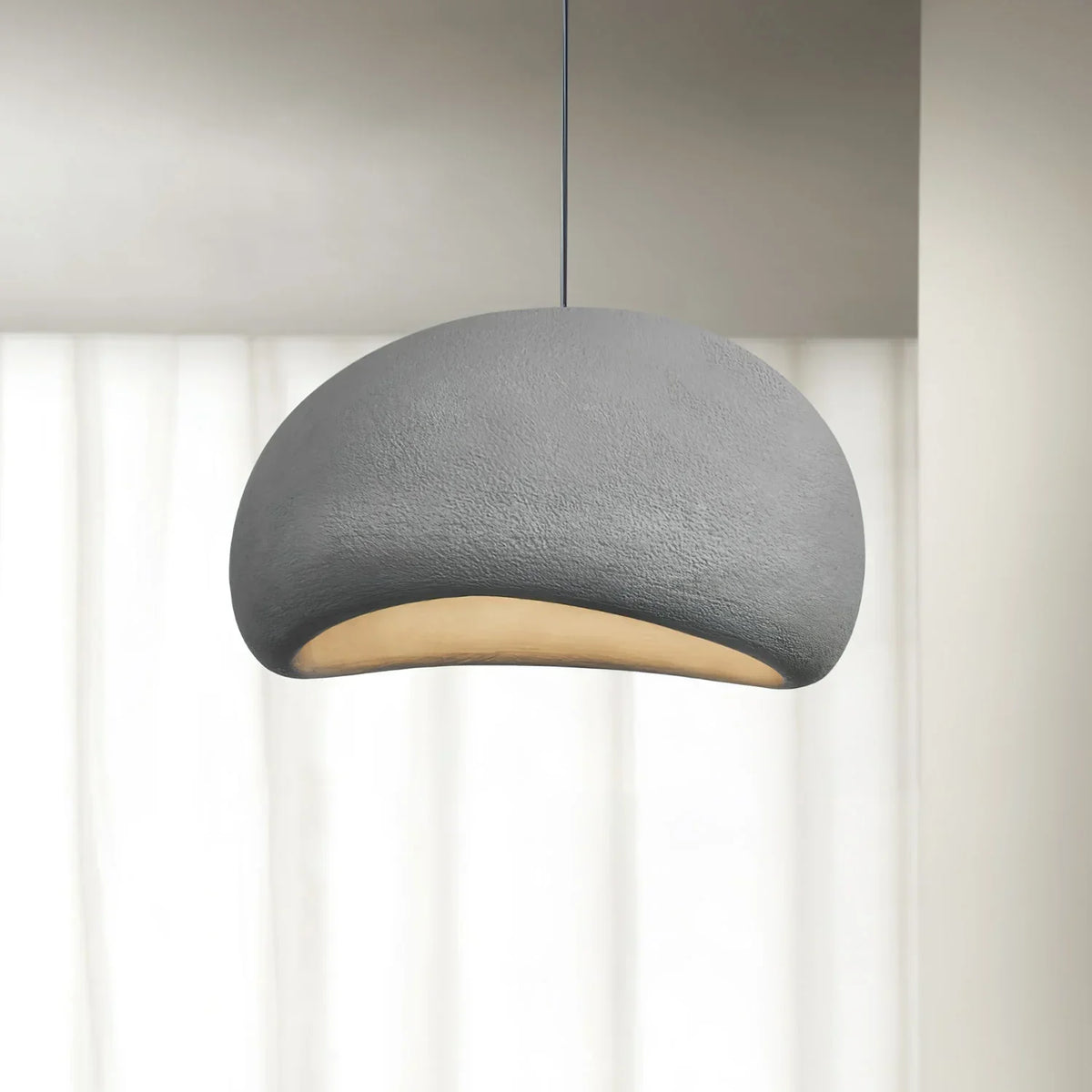 Gentle Ambience Delivered by Cloudlike Globe Pendant Light
