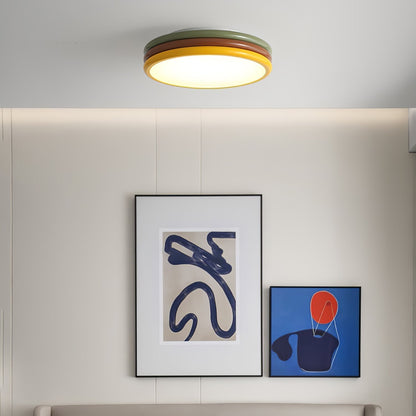 Warm Panel Accents PrismStack Colour Ceiling Lamp