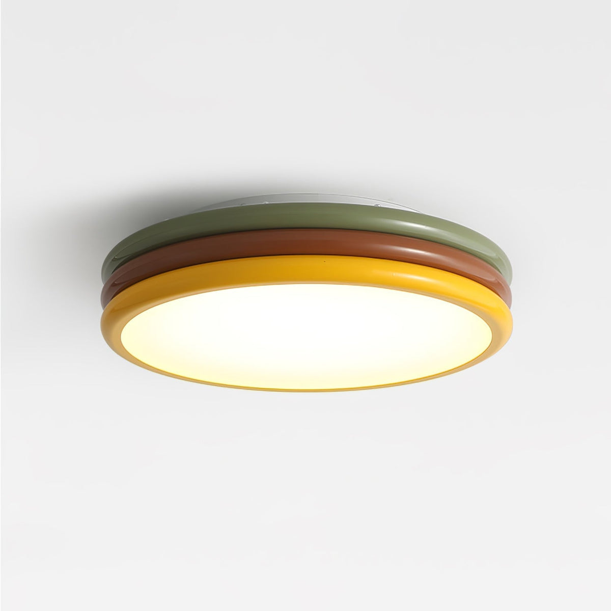 Warm Panel Accents PrismStack Colour Ceiling Lamp