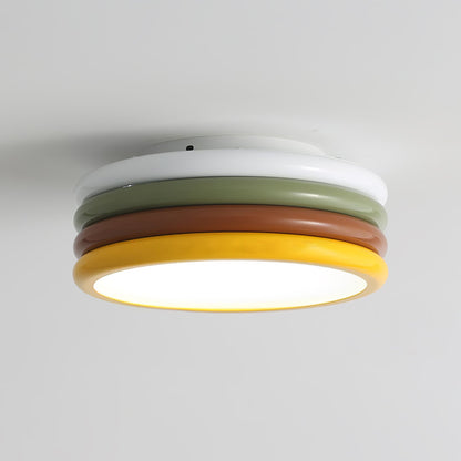 Warm Panel Accents PrismStack Colour Ceiling Lamp