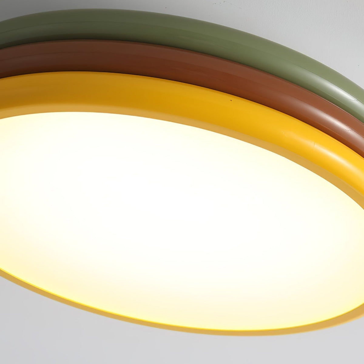 Warm Panel Accents PrismStack Colour Ceiling Lamp