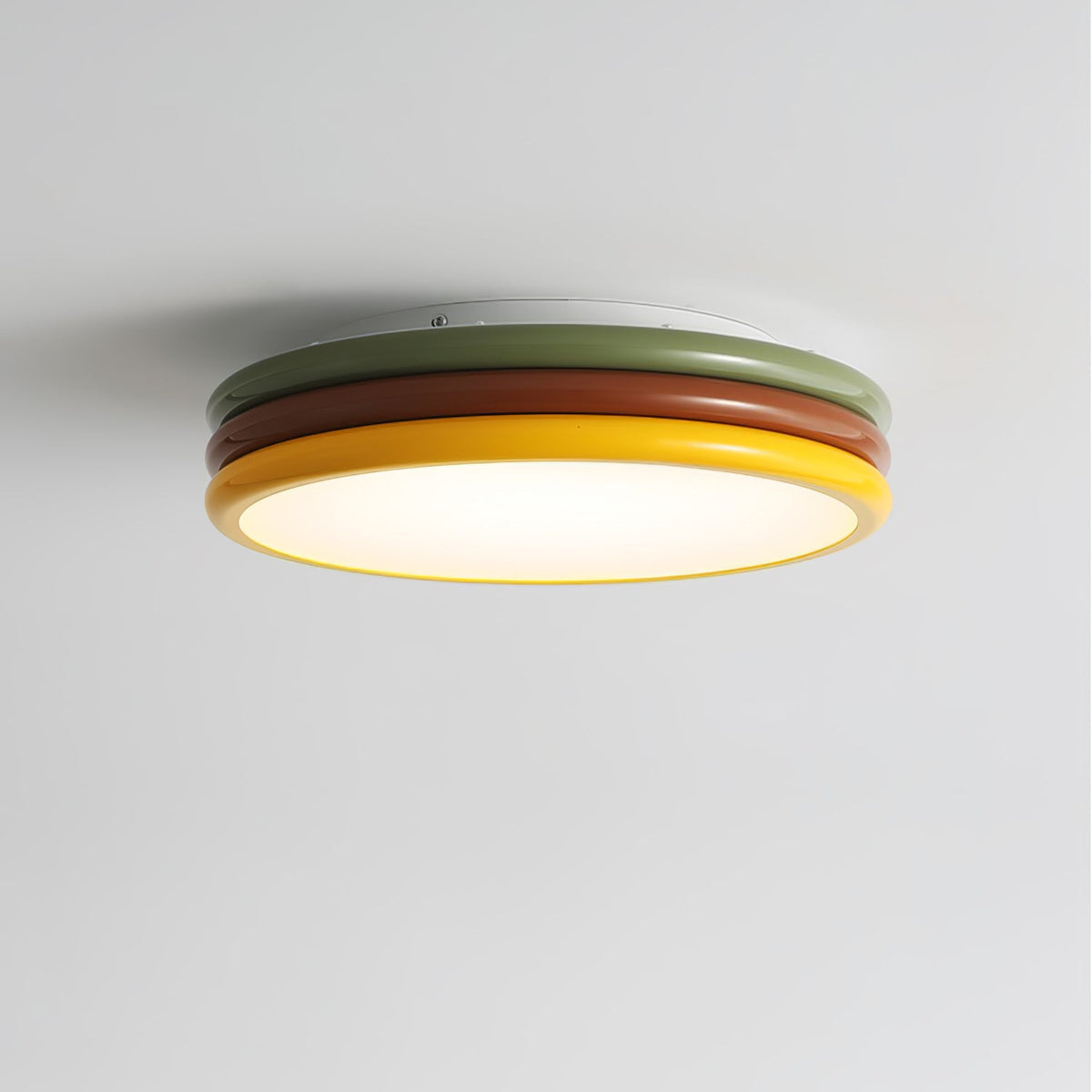 Warm Panel Accents PrismStack Colour Ceiling Lamp