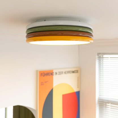 Warm Panel Accents PrismStack Colour Ceiling Lamp