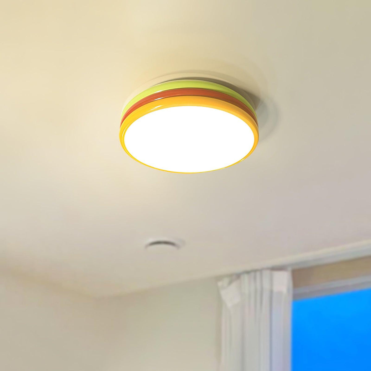 Warm Panel Accents PrismStack Colour Ceiling Lamp