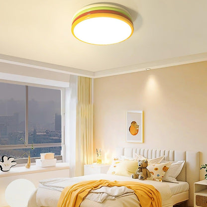 Warm Panel Accents PrismStack Colour Ceiling Lamp