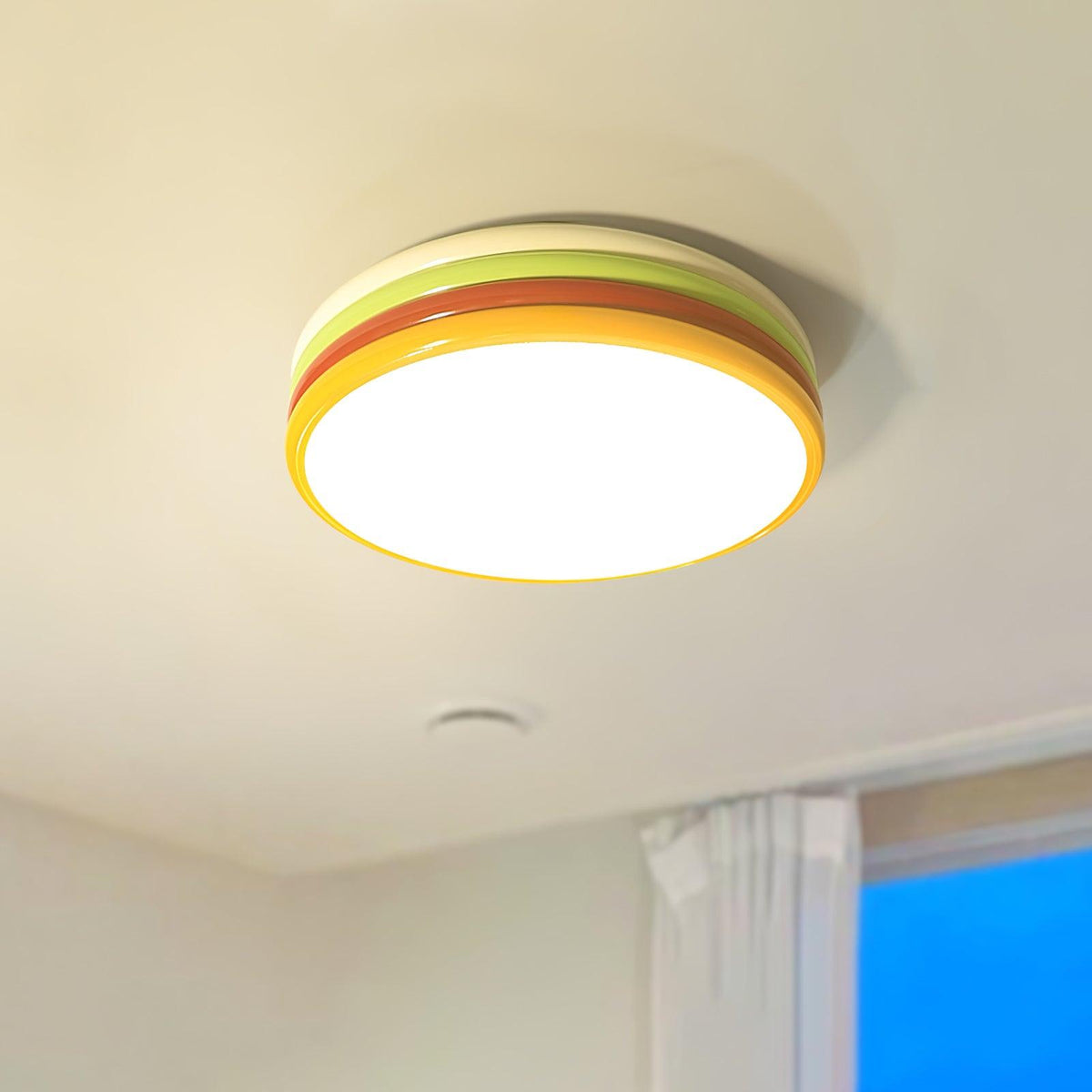 Warm Panel Accents PrismStack Colour Ceiling Lamp
