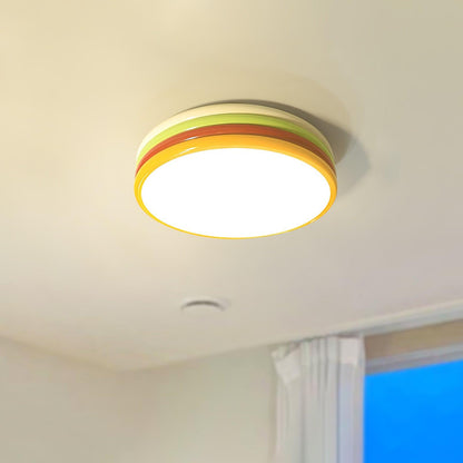 Warm Panel Accents PrismStack Colour Ceiling Lamp