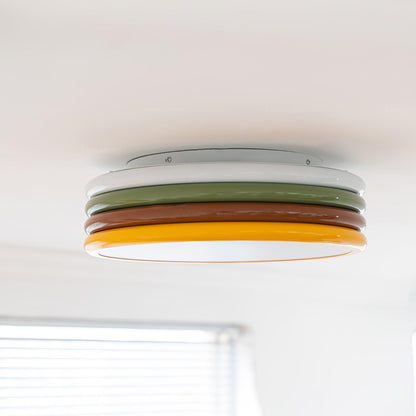 Warm Panel Accents PrismStack Colour Ceiling Lamp
