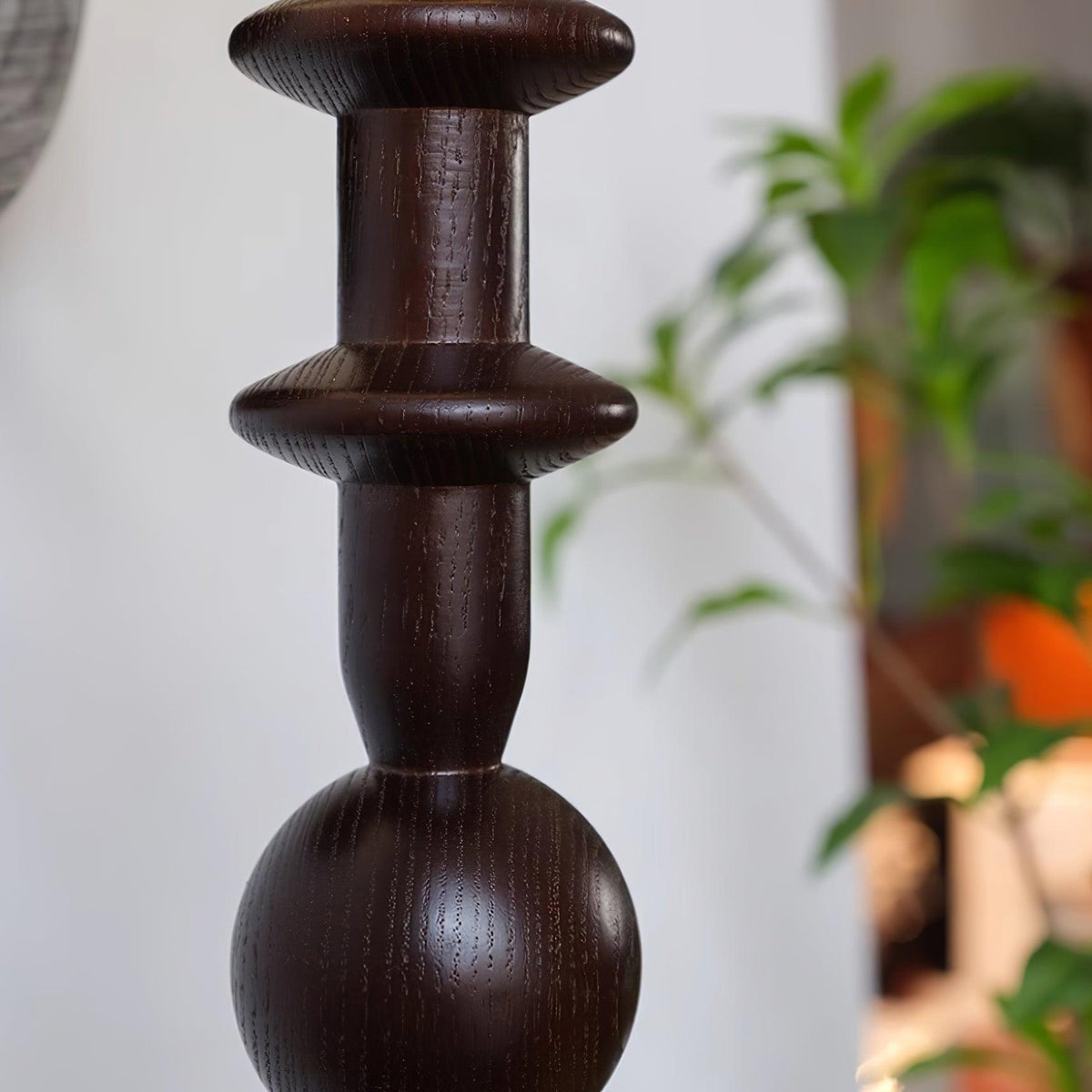 Wood And Glass Globe Wall Light With Damp Rated And E26 E27 Socket
