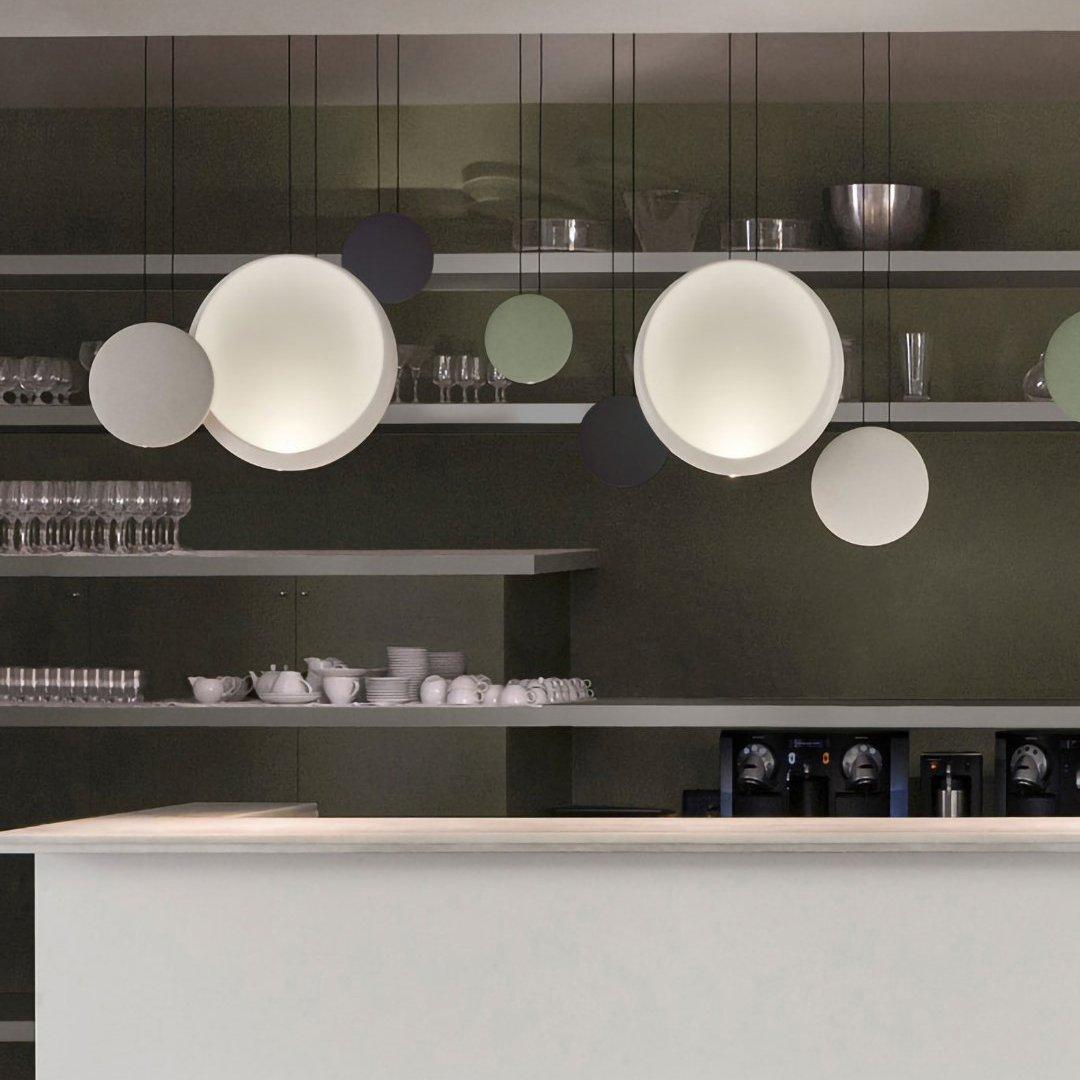 Modern Metal Pendant Light With Warm Ambient Glow By Arisha