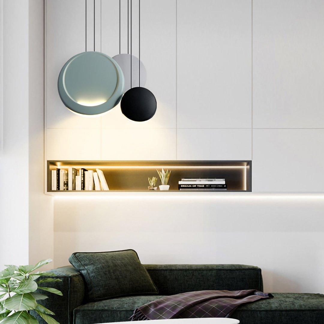 Modern Metal Pendant Light With Warm Ambient Glow By Arisha