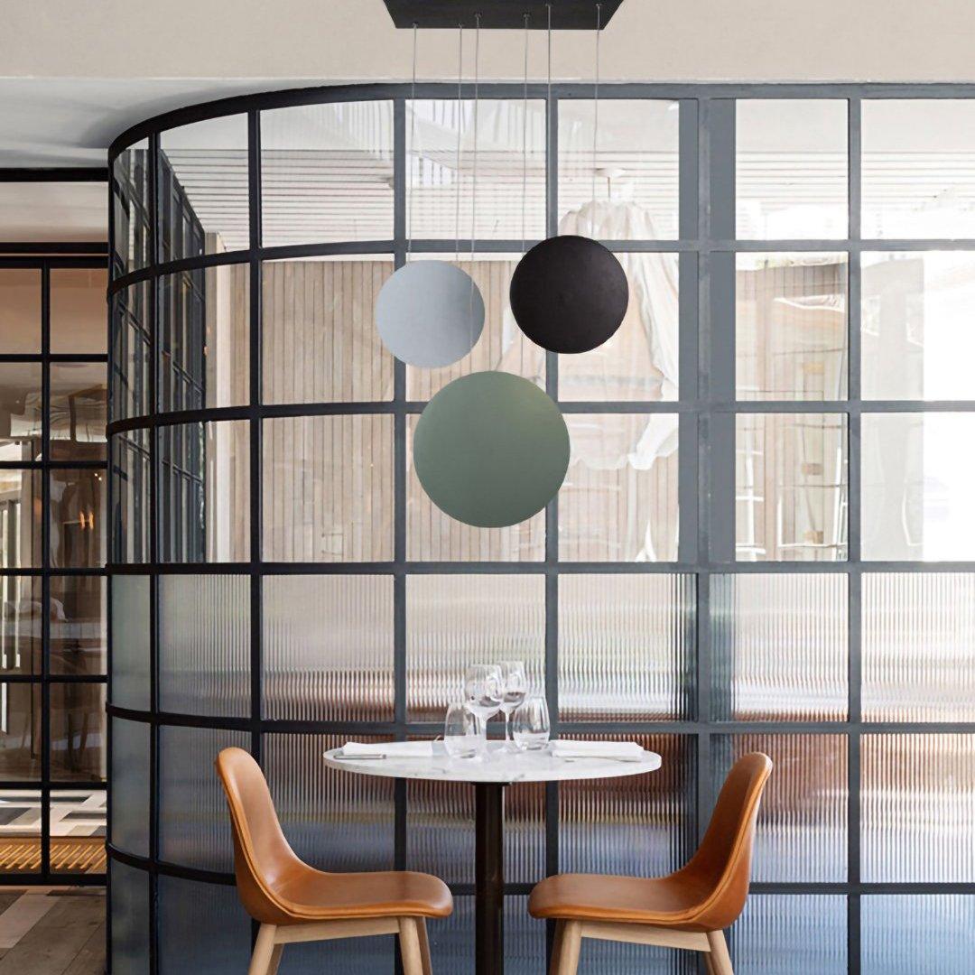 Modern Metal Pendant Light With Warm Ambient Glow By Arisha