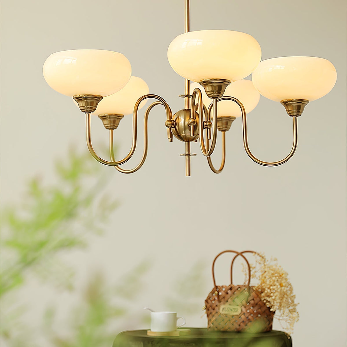 Pendant Light With Warm Glow Vintage Led Multi Lampshade