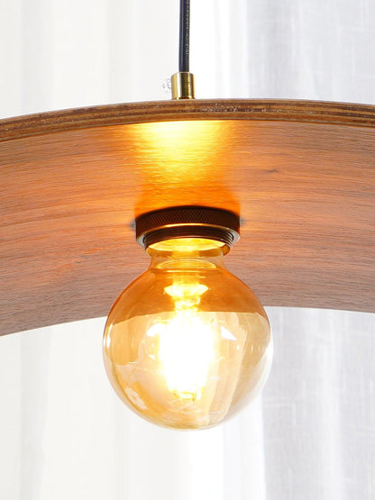 Warm Ambience Curved Art Pendant Light